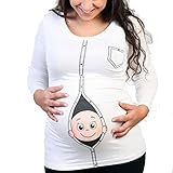 BOBORA マタニティ シャツ スウェット トップス 長袖 スウェット ロング トレーナー 妊婦 おしゃれ 妊娠中のママ