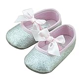 Domybest ダンスシューズ 女の子可愛い蝶結びフォーマル靴　女児ガールズ 結婚式　誕生日プレゼント 11/12/13cm　0-18ヶ月に適応靴　春夏秋 幼児用靴