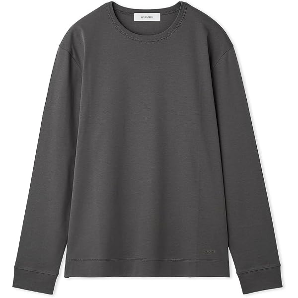 Amazon | [アウール] 『WEGNER』BRUSHED クルーネックロングTシャツ 