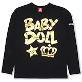 ベビードール 箔ロゴロンT 大人 男女兼用 XL ブラック