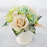 花由 プリザーブドフラワー パニエ トール エクリュ