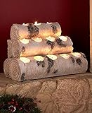 12 TeaログWoodland Tree StumpログティーライトCandleholders炉棚新しい、暖炉、# g434g14 1t4g3484tyg429069