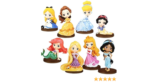 Disney Characters Q Posket Petit Girls Festival 全8種セット アリス ベル シンデレラ 白雪姫 アリエル ラプンツェル オーロラ姫 ジャスミン フィギュア ドール 通販 Amazon