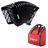 専用バッグ付 Roland Vアコーディオン ボタン鍵盤 FR-1XB BK ブラック ローランド