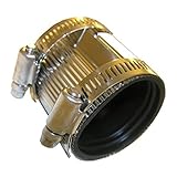 LASCO 13-1672 Stainless Steel No Hub Coupling fits 2" Id Steel, Plastic or Cast Iron Pipe [並行輸入品]