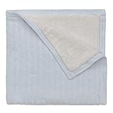 Elegant Baby 100% Cotton, Machine Washable, Easy Care, Classic & Timeless Wide Cable Knit Blanket wi