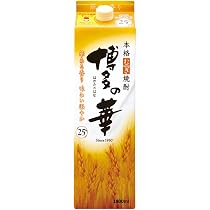 Amazon.co.jp: 乙 博多の華 麦25°パック／福徳長 1.8L × 6本 : 食品