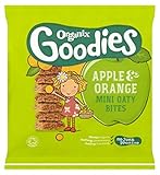 Organix Goodies Apple & Orange Mini Oaty Bites 140g (Pack of 2) - Organixグッズりんご＆オレンジミニOaty刺さ140グラム (