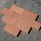 普通型 レンガ 200×100×50 8個セット キャロットオレンジ