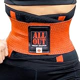 ALLOUT ウエストシェイパー シェイプアップベルト メンズ レディース 男女共用 (オレンジ, L)