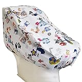 IKENOKOIトイレカバー 便器カバー 便座ふたカバー 防水 防塵 タンク式便器用 汎用（かも）