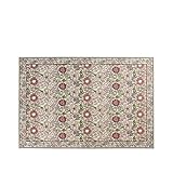 川島織物セルコン Morris Design studio モリスデザインスタジオ ラグ ピンクアンドローズ ピンク 140×200cm KF1718A ベルギー王国