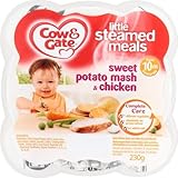 Cow & Gate Little Steamed Meals Sweet Potato Mash & Chicken 10mth+ (230g) 牛とゲート少し蒸し料理サツマイモのマッシュとチキン1