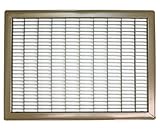 14" X 24" Heavy Duty Rigid Floor Grille - Fixed Blades Air Grill - Brown [並行輸入品]