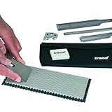 Trend DWS/CP8/FC 8-Inch Double-Sided Professional Diamond Bench Stone with Clearance Channels Fine/C