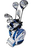 Callaway ゴルフ 2018ジュニアゴルフセットブルーバッグ[並行輸入] (Level 3: 7 Piece Set, Height Range 54-61, 右)