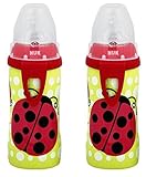 NUK Ladybug Silicone Spout Active Cup, 10-Ounce (2 Pack) by NUK [並行輸入品]