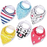 Baby Bandana Bibs for Drooling and Teething – 余分な吸収性有機コットンよだれかけ男の子女の子by maxamstars – 6パック