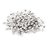 uxcell　ガラス管ヒューズ　金属　速断　5mm x 20mm 250V 20A　100個入り