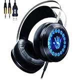ゲーミングヘッドセット PC Gaming Headset AOSO ヘッドホン ゲーム用 3...