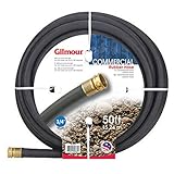 Gilmour 38 Series Reinforced Rubber Commercial Hose 3/4 Inch x 50 Feet38-34050 Black [並行輸入品]