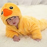 ベビー 着ぐるみ ハロウィン 仮装 ベビーコスチューム 赤ちゃん 動物 厚い 暖かい 可愛い 防寒 コスチューム 出産祝い 誕生日 万聖節 変装グッズ (とり)