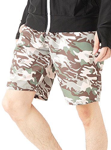 カーキ迷彩 L ベストマート Bestmart 選べる スイムパンツ メンズ