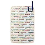 赤ちゃんにやさしい安心おむつ替えマット（日本製） 防水　コンパクト収納　出産祝い　超特急ドリームエクスプレス(スケアー地・アイボリー)　B0801700　日本製