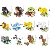 12pcs /ロットダイヤモンドMicro Nanoブロック多くの動物コレクションDIYビルディングブロック/ Item # g839gj uy-w8ehf3120304