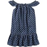 OSHKOSH(オシュコシュ) デニムプリントラッフルドレス デニム ワンピース 3歳【並行輸入】