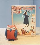 フクロウ子供の貯金箱かわいいPiggyクリエイティブ誕生日ギフト新しい年Groceryレトロ貯金箱