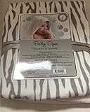 Baby Spa Blankets and Beyond hooded towel Zebra Print [並行輸入品]