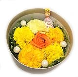 ソープフレグランスボックス イエローカーネーションとオレンジローズ