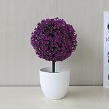 RaiFu 人工観葉植物　鉢植え　シンプル　造花　植物　ホーム　オフィス　デコレーション　ギフト　インテリア　装飾 ロータスの色