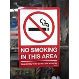 ウォールステッカー NO SMOKING サインステッカー 壁面 アメリカン雑貨