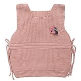 coodebear Littleベビー女の子カシミアニットSolid Color粗いニードルセーターベスト カラー: ピンク