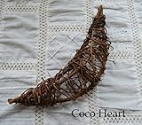 ~Coco Heart~バイン　ハーフムーン　小 （リース・ドライフラワー・プリザーブド）