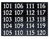 新協和 ナンバーシート番号・文字:101~120 PNS-1