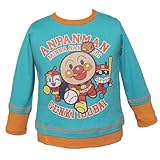 2014年 春物 アンパンマン 野球柄長袖Ｔシャツ ANPANMAN グリーン◇95ｃｍ