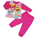 お着替え練習 アンパンマン パジャマ 長袖パジャマ 春物 夏物 子供用 Anpanman j-sa2898 80cm ピンク