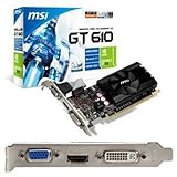 MSI Video N610GT-MD2GD3/LP GeForce GT610 2GB DDR3 (N610GT-MD2GD3/LP) by Micro-Star International Co., Ltd [並行輸入品]