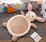 コットン赤ちゃんマットをクロール,厚く 式 ラウンド 食品 赤ちゃんのプレイマット 滑り止めカーペット 59"d-G