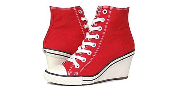converse all star wedge heels