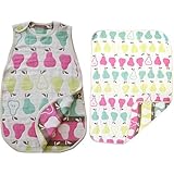 【セット買い】 サンデシカ スリーパー ふわふわ6重ガーゼスリーパー Lサイズ 洋ナシ + ６重ガーゼケット