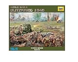 Zvezda Models Blitzkrieg 1940 Historical Wargame Starter Set [並行輸入品]