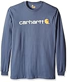 CarharttメンズBig & Tall Signatureロゴジャージー長袖Tシャツグラフィック US サイズ: XL カラー: ブルー