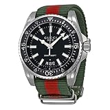 Gucci(グッチ) Dive Black Dial Red and Green Nylon ...