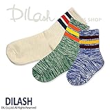 (ディラッシュ) DILASHクルーソックス（ＭＩＸ）/秋 S(13～15cm) オフホワイト