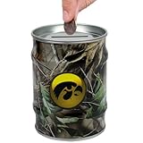 NCAA Iowa HawkeyesリアルツリーTinバレルMoney Bank