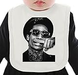 Wiz Khalifa Blows Cocaine Coke Dope ネクタイを有する有機ビブ Medium